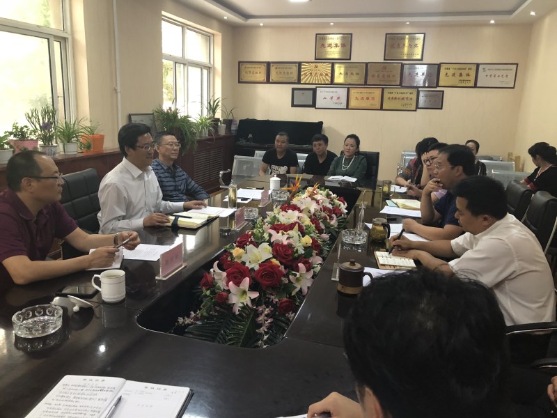 甘肅演藝集團(tuán)黨委書(shū)記、董事長(zhǎng)陳其銀一行蒞臨甘肅省曲藝團(tuán)視察指導(dǎo)工作