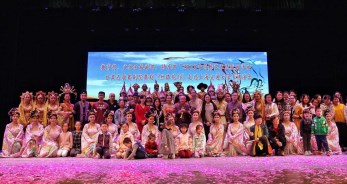 教育部、文化和旅游部、財(cái)政部2018年高雅藝術(shù)進(jìn)校園——中國經(jīng)典舞劇《絲路花雨》上海站演出圓滿落幕